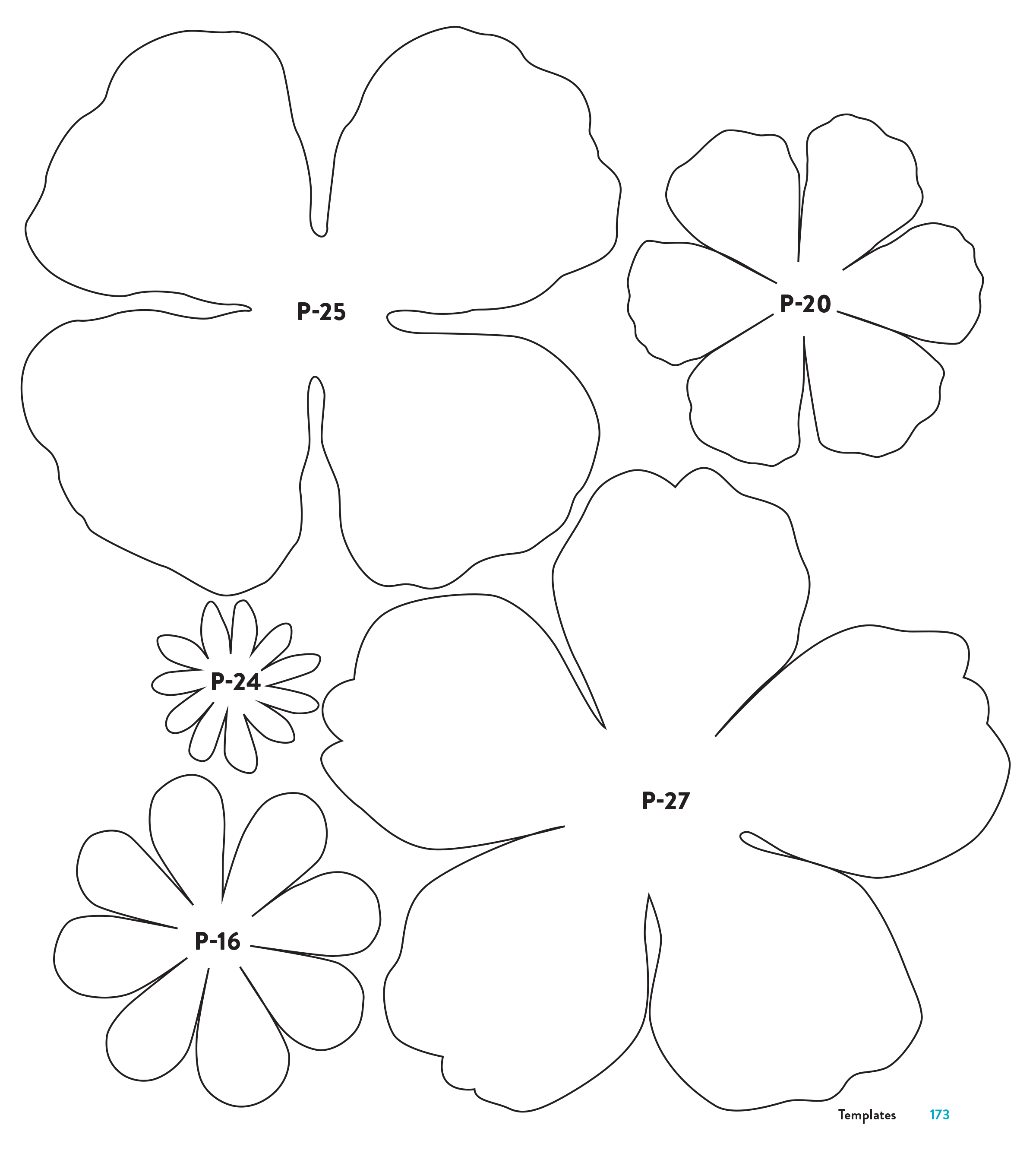 Free Template For Paper Flowers