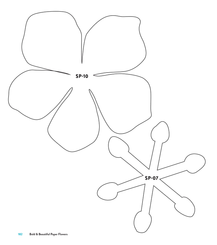 printable flower template cut out