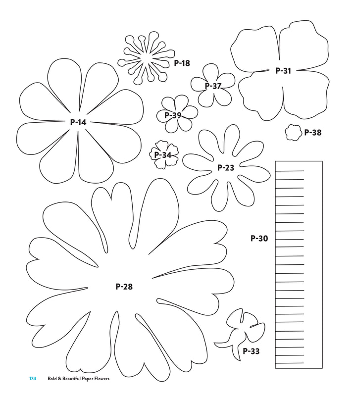 flower cut out template