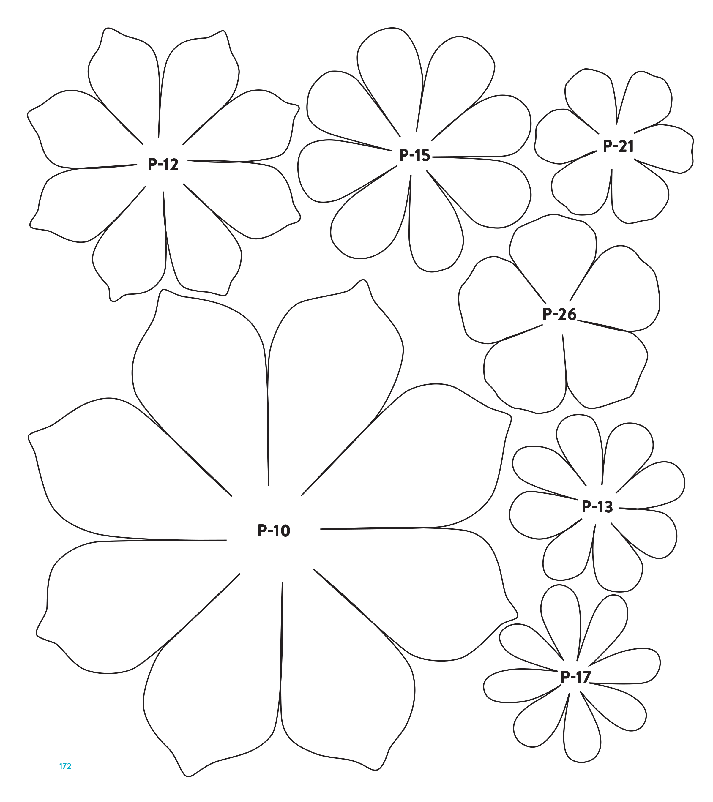 Free Printable Paper Sunflower Template